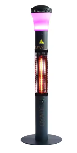 Infrared wall heater for bathroom