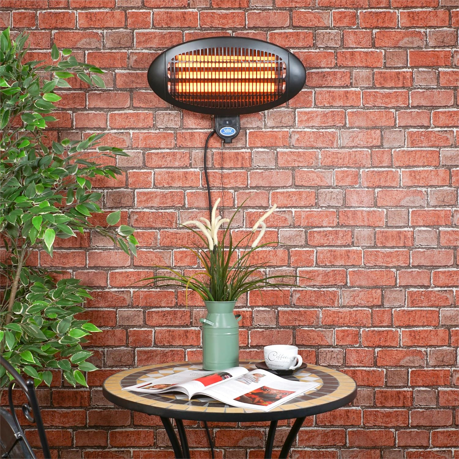 Waterproof heating table IP44