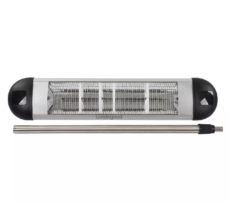 Waterproof heater for pergola