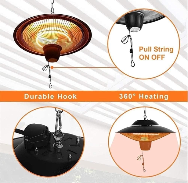 Personal heater for desk